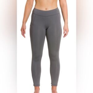 Women's Gray High-Waisted Leggings